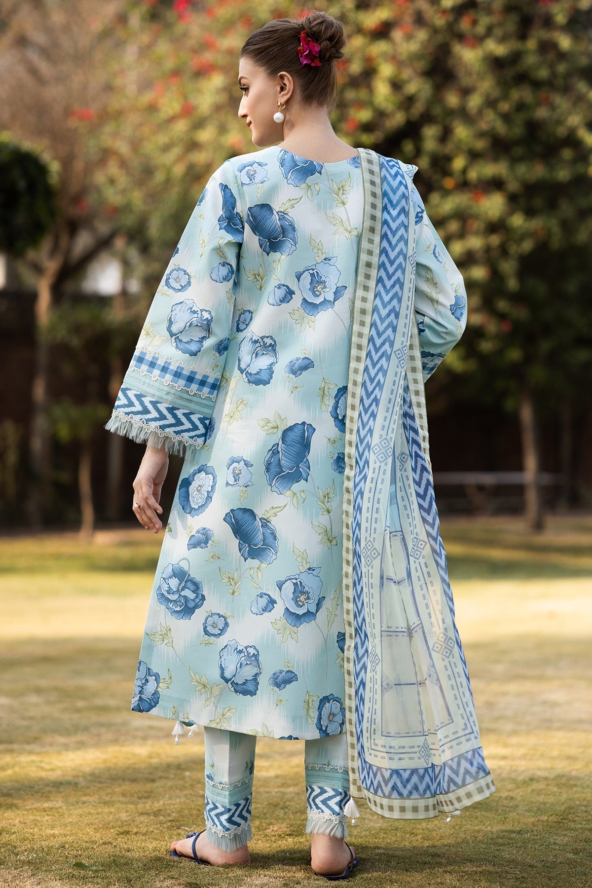 Alizeh | Sheen Lawn Prints 25 | AF-PL-6031-Laya - Ladies Clothes 