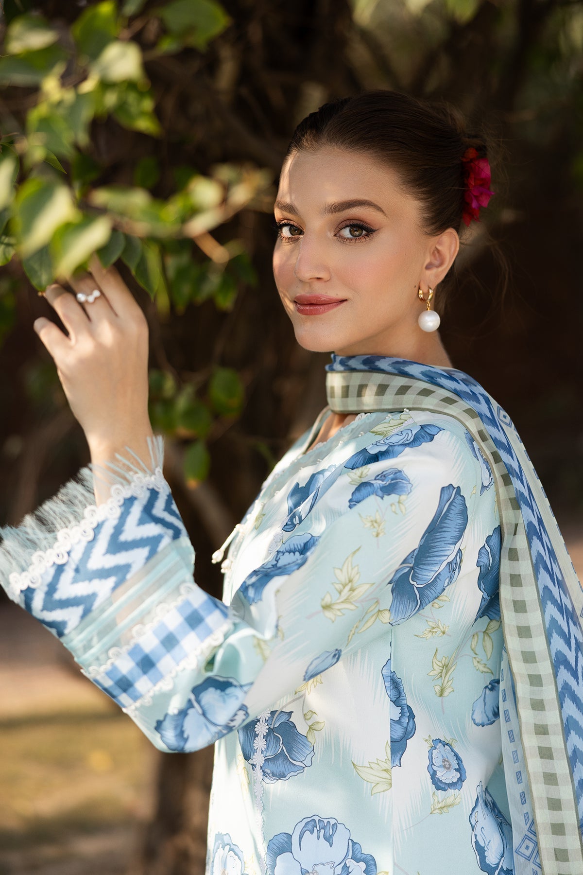 Alizeh | Sheen Lawn Prints 25 | AF-PL-6031-Laya - Ladies Clothes 