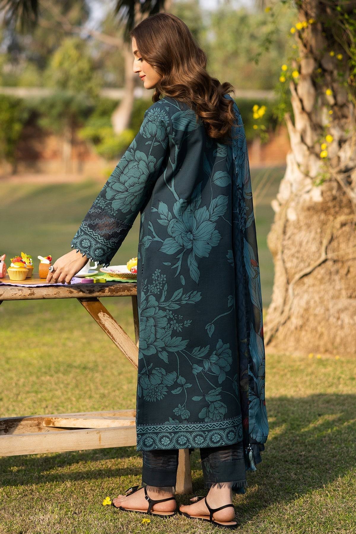Alizeh | Sheen Lawn Prints 25 | AF-PL-6035-Nigella by Maria Faisal - Registered Vendor of : Alizeh - type : Ladies Clothes - 100% original wedding dresses