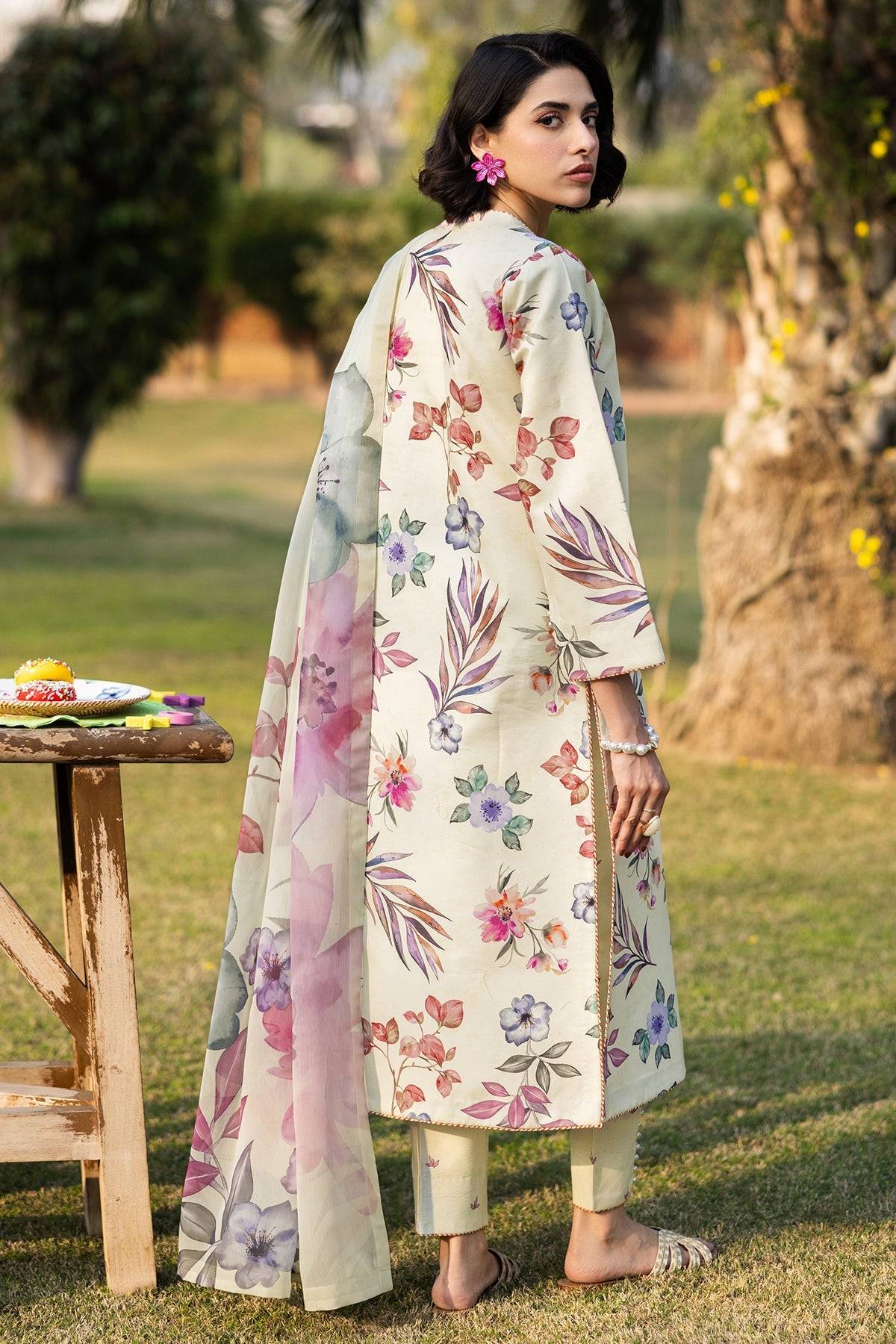 Alizeh | Sheen Lawn Prints 25 | AF-PL-6029-Minday by Maria Faisal - Registered Vendor of : Alizeh - type : Ladies Clothes - 100% original wedding dresses