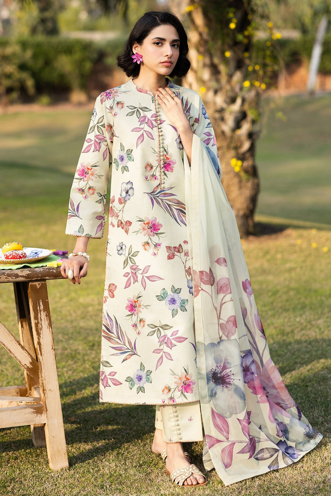 Alizeh | Sheen Lawn Prints 25 | AF-PL-6029-Minday - Ladies Clothes 