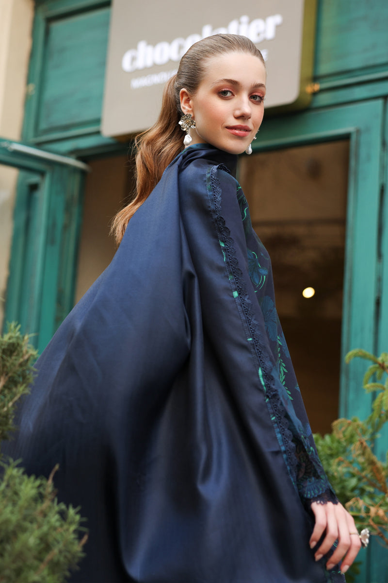 Rangrasiya | Lifestyle Winter Edit 25 | Midnight - Casual Dress - available at Maria Faisal in UK and USA.