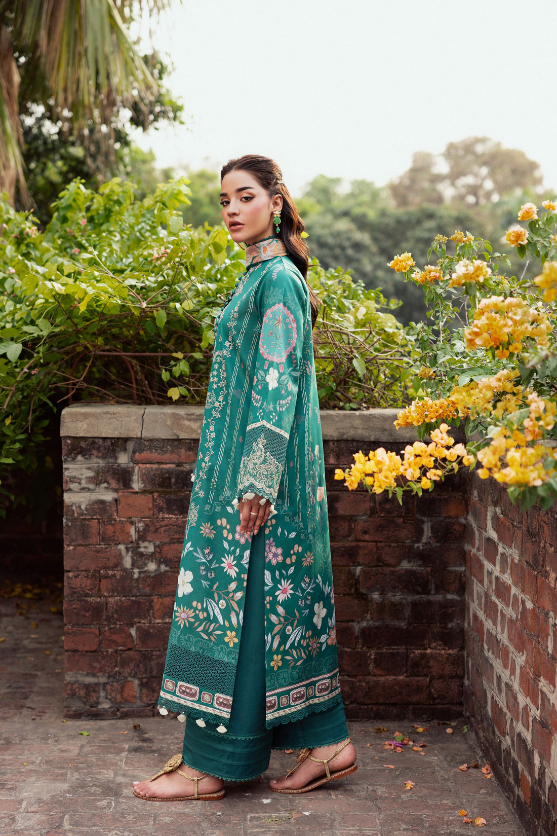 Florent | Odysset Festive | FEO - 3A - Luxury Dress - available at Maria Faisal in UK and USA.