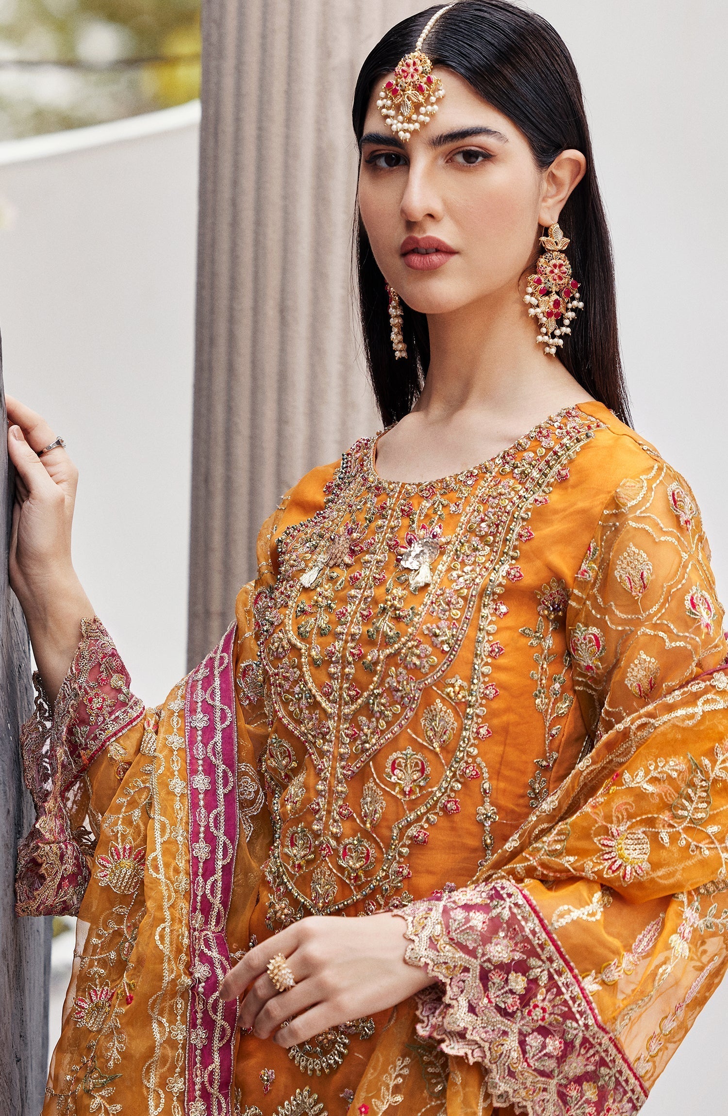 Emaan Adeel | Nawabzadi Wedding Dresses | RUHAB - Wedding Dress - Maria Faisal