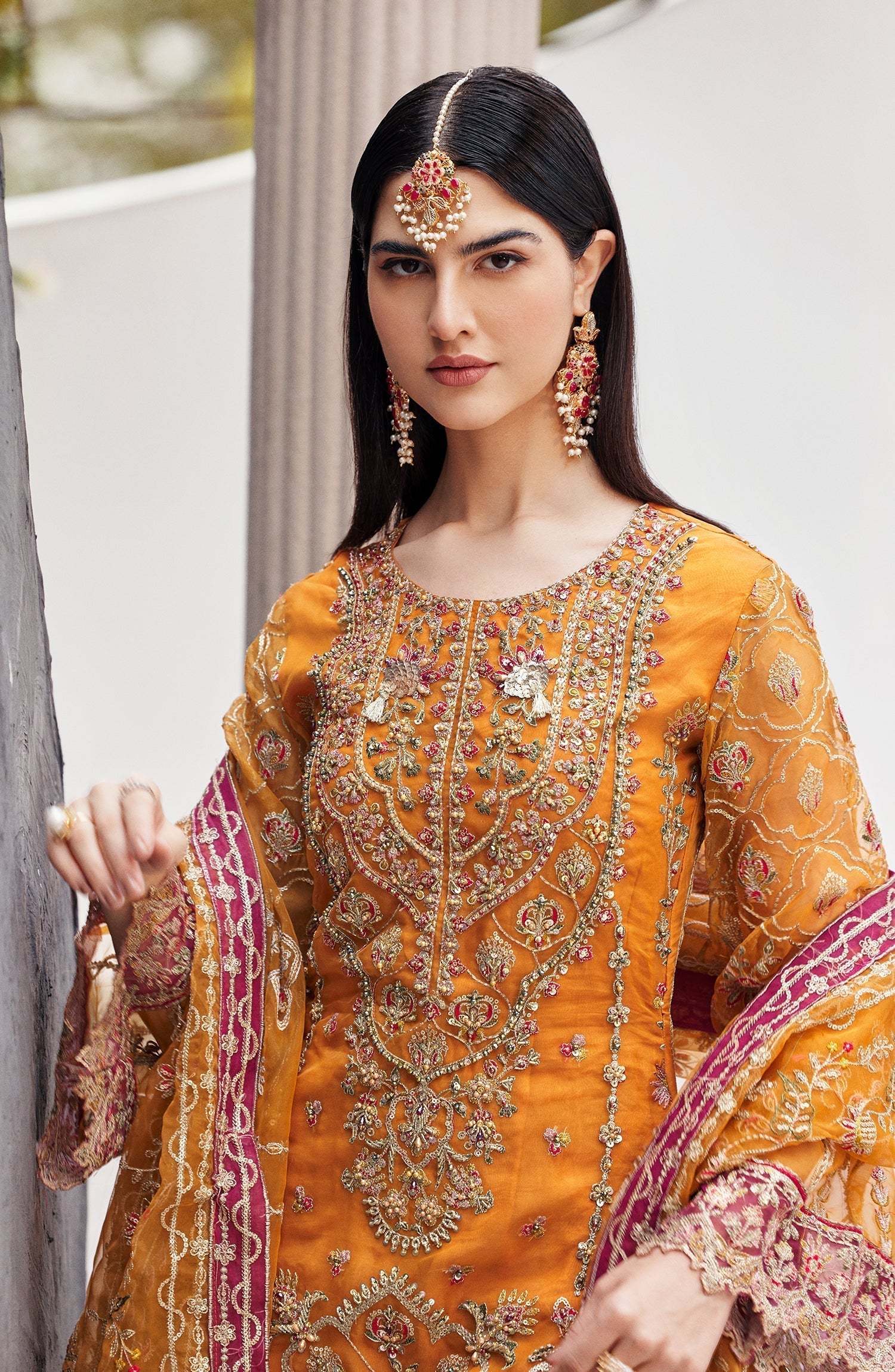 Emaan Adeel | Nawabzadi Wedding Dresses | RUHAB - Wedding Dress - Maria Faisal