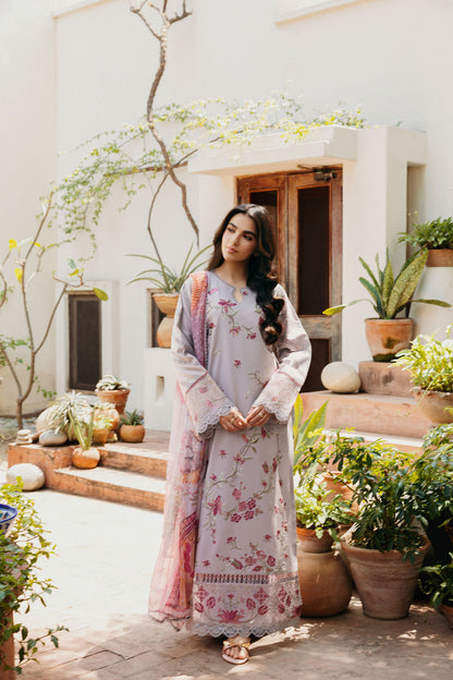 Florent | Festive Luxury Lawn 26 | FZF - 1A - Luxury Dress - available at Maria Faisal in UK and USA.