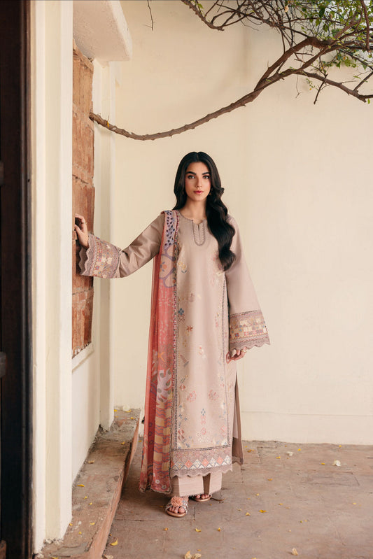 Florent | Festive Luxury Lawn 26 | FZF - 4B - Luxury Dress - available at Maria Faisal in UK and USA.