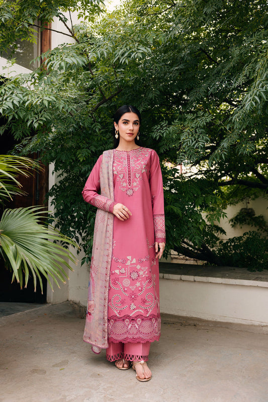 Florent | Festive Luxury Lawn 26 | FZF - 5B - Luxury Dress - available at Maria Faisal in UK and USA.