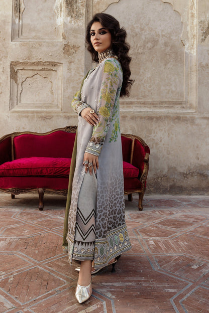 Charizma | Vasal Chiffon | VSL6-12 - Dress - available at Maria Faisal in UK and USA.