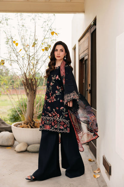 Florent | Festive Luxury Lawn 26 | FZF - 1B - Luxury Dress - available at Maria Faisal in UK and USA.