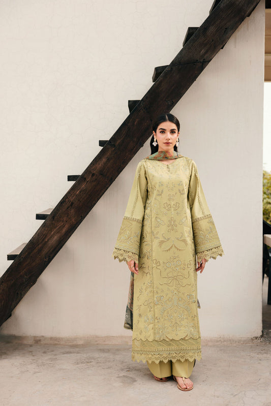 Florent | Festive Luxury Lawn 26 | FZF - 8A - Luxury Dress - available at Maria Faisal in UK and USA.