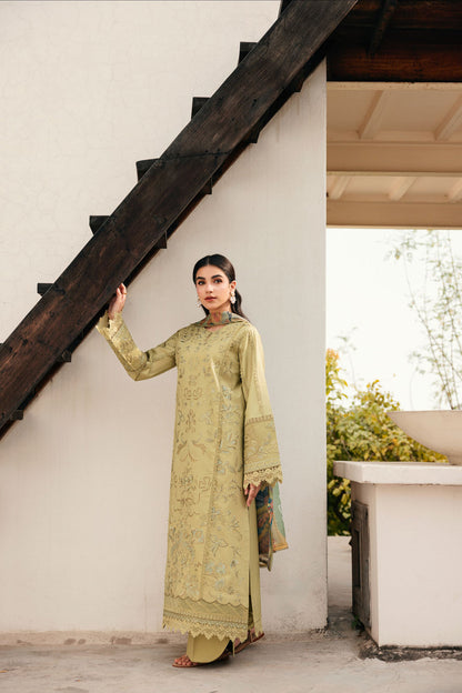 Florent | Festive Luxury Lawn 26 | FZF - 8A - Luxury Dress - available at Maria Faisal in UK and USA.