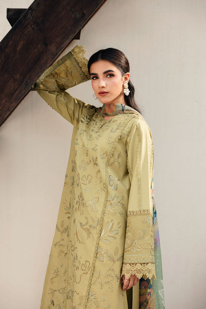 Florent | Festive Luxury Lawn 26 | FZF - 8A - Luxury Dress - available at Maria Faisal in UK and USA.