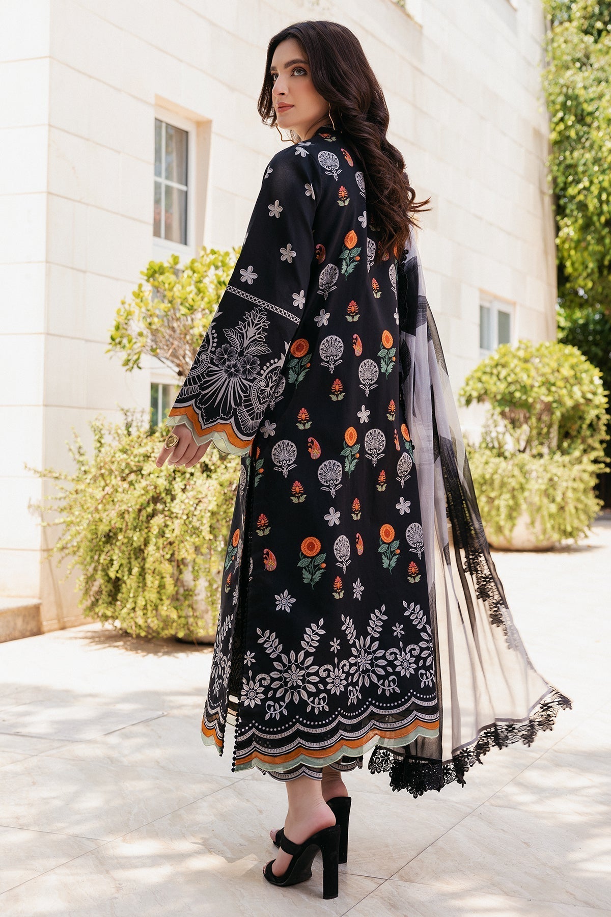 Charizma | C Prints Vol 6 | CP4-53 - Designer Dress with Intricate embroidery and embellishments. Shop elegent wedding dress at Maria Faisal.