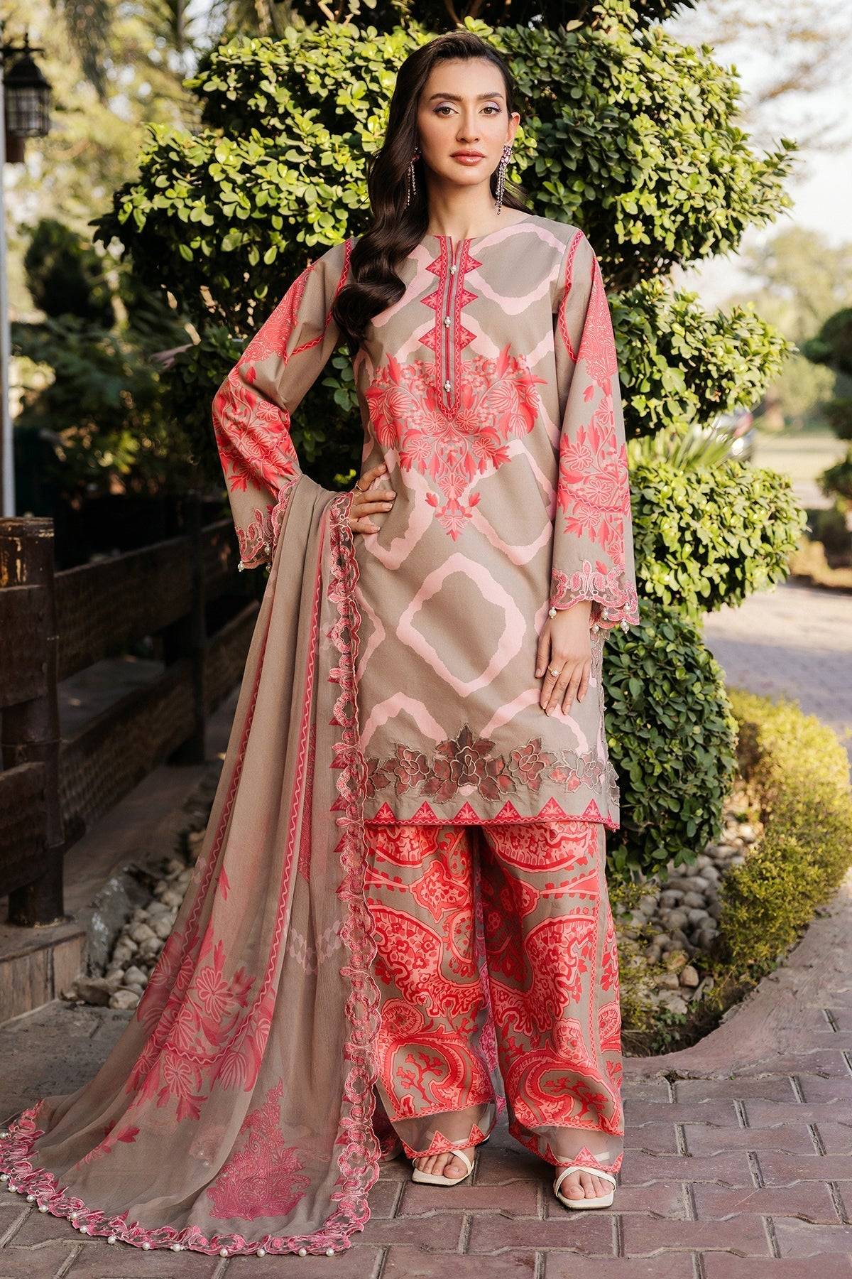 Charizma | Print Melody | SH5-13P by Maria Faisal - Registered Vendor of : Charizma - type : Ladies Clothes - 100% original wedding dresses