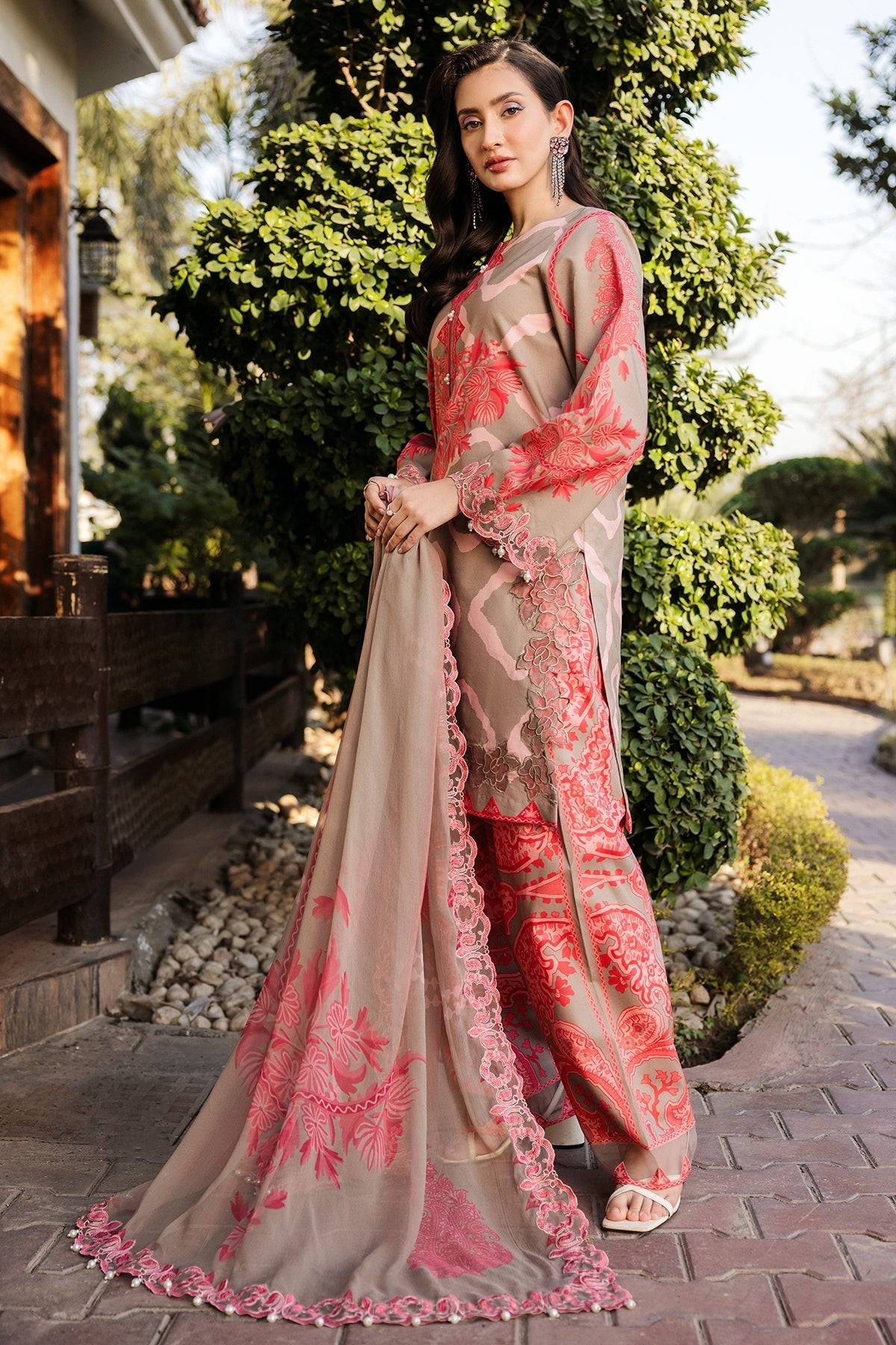 Charizma | Print Melody | SH5-13P by Maria Faisal - Registered Vendor of : Charizma - type : Ladies Clothes - 100% original wedding dresses