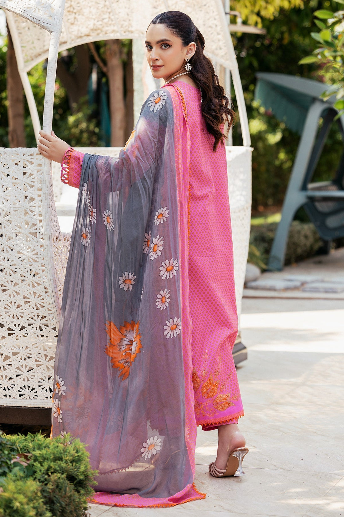 Charizma | C Prints Vol 6 | CP4-54 - Designer Dress with Intricate embroidery and embellishments. Shop elegent wedding dress at Maria Faisal.