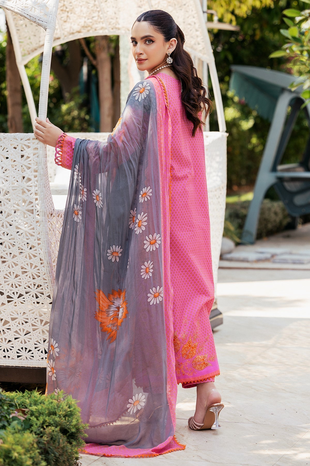 Charizma | C Prints Vol 6 | CP4-54 - Designer Dress with Intricate embroidery and embellishments. Shop elegent wedding dress at Maria Faisal.