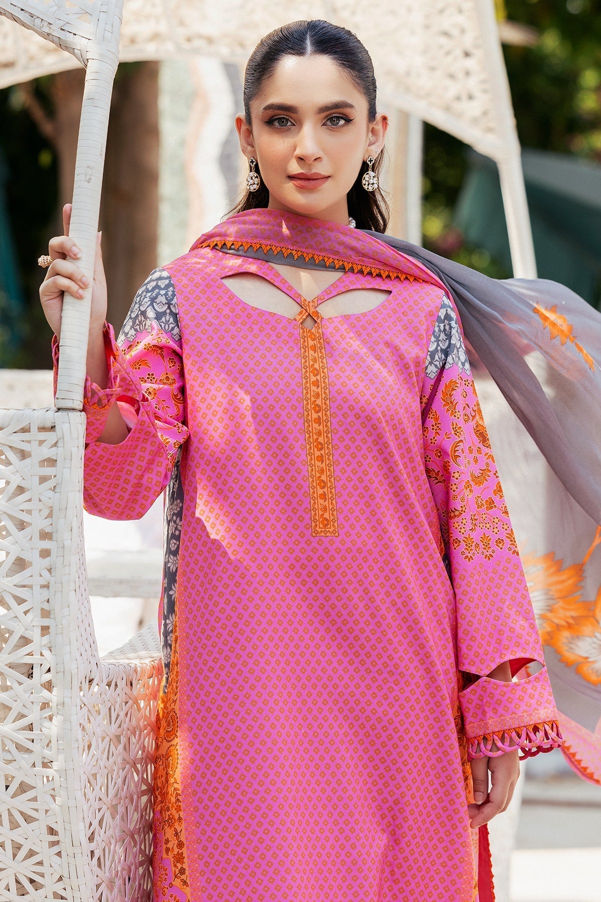 Charizma | C Prints Vol 6 | CP4-54 - Designer Dress with Intricate embroidery and embellishments. Shop elegent wedding dress at Maria Faisal.