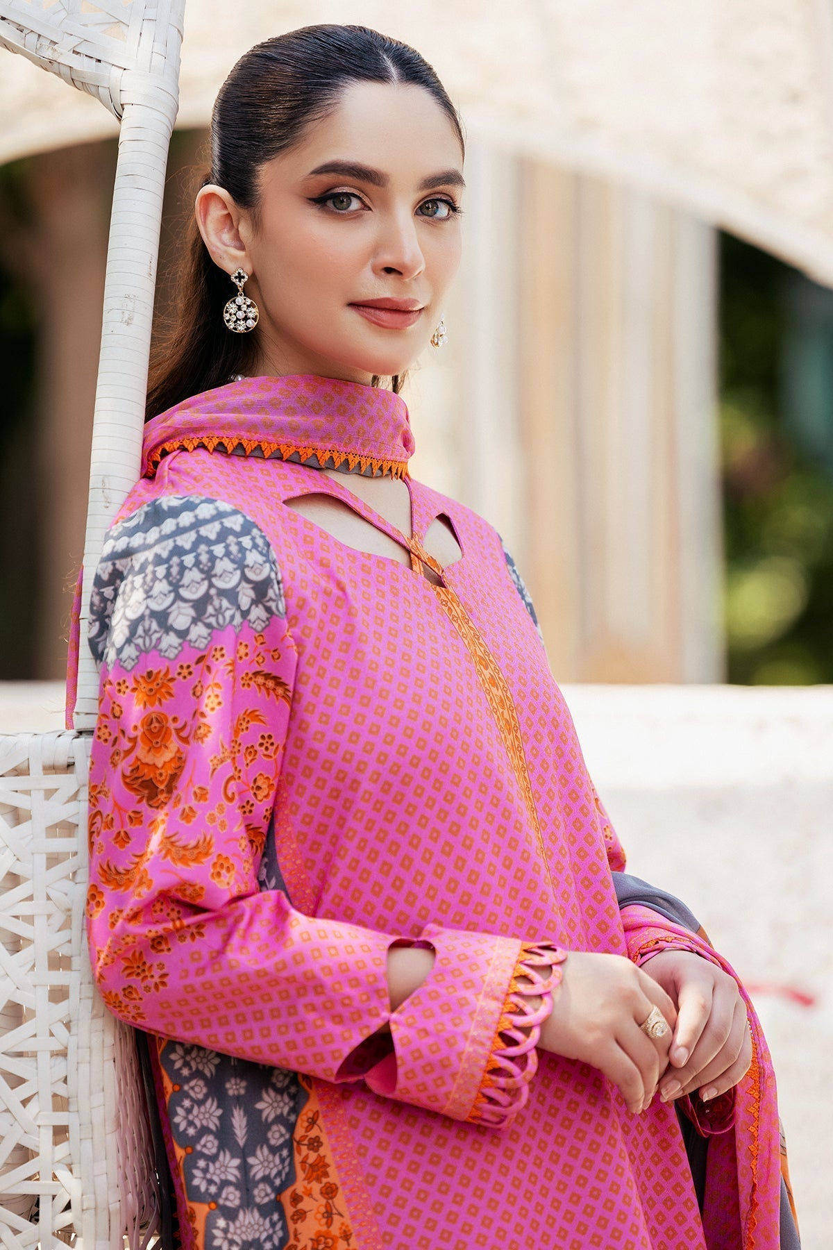 Charizma | C Prints Vol 6 | CP4-54 - Designer Dress with Intricate embroidery and embellishments. Shop elegent wedding dress at Maria Faisal.