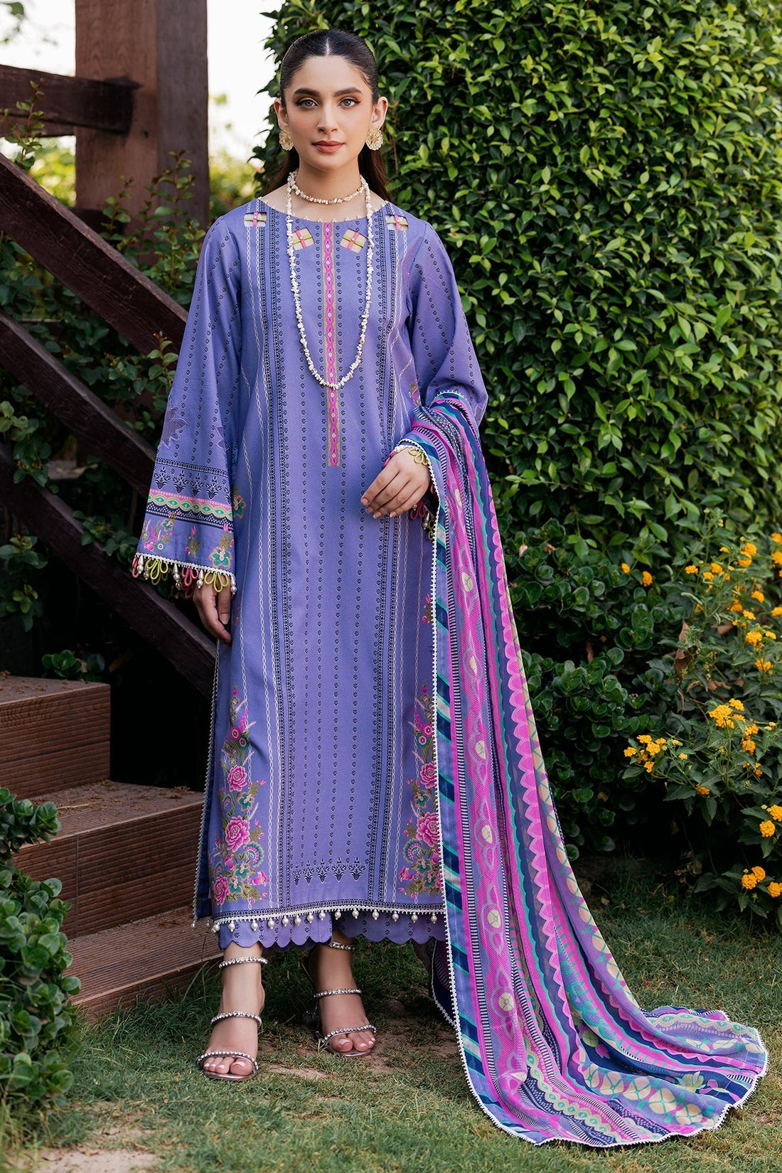 Charizma | C Prints Vol 6 | CP4-57 - Designer Dress with Intricate embroidery and embellishments. Shop elegent wedding dress at Maria Faisal.
