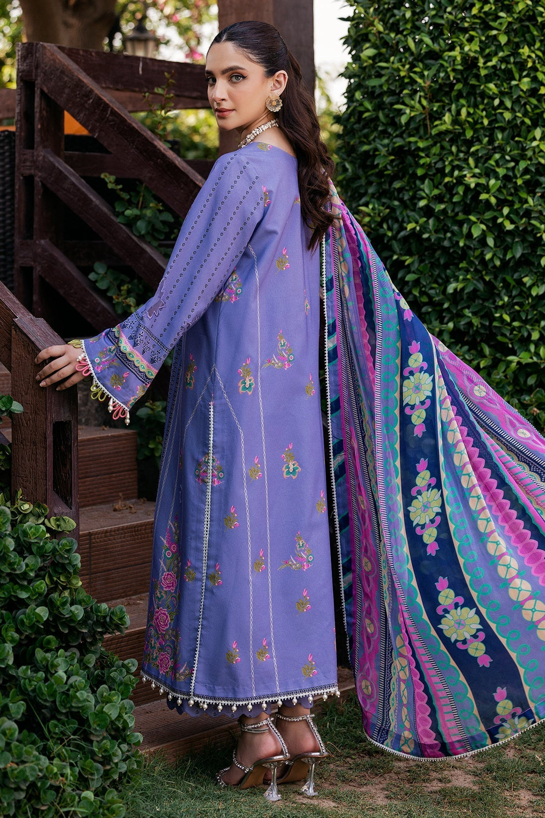 Charizma | C Prints Vol 6 | CP4-57 - Designer Dress with Intricate embroidery and embellishments. Shop elegent wedding dress at Maria Faisal.