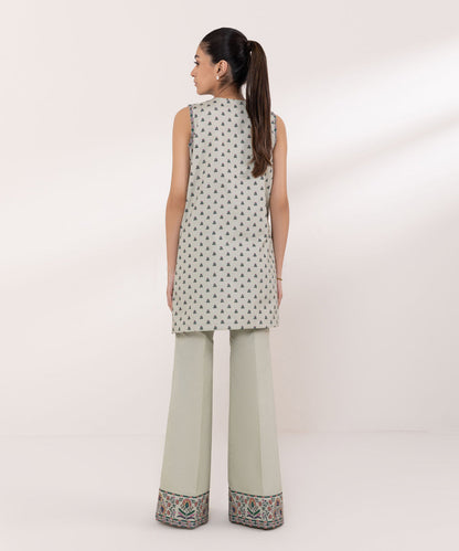 Sapphire | Intermix 2024 | Cambric Suit S-31 - Designer Dress with Intricate embroidery and embellishments. Shop elegent wedding dress at Maria Faisal.