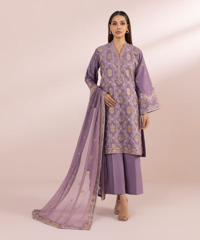 Sapphire | Eid Collection | S60 - Designer Dress with Intricate embroidery and embellishments. Shop elegent wedding dress at Maria Faisal.