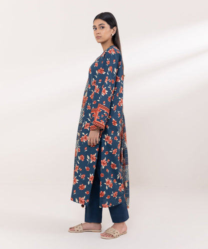 Sapphire | Intermix 2024 | Cambric Suit S-25 - Designer Dress with Intricate embroidery and embellishments. Shop elegent wedding dress at Maria Faisal.