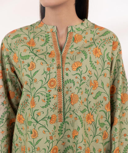 Sapphire | Intermix 2024 | Cambric Suit S-09 - Designer Dress with Intricate embroidery and embellishments. Shop elegent wedding dress at Maria Faisal.