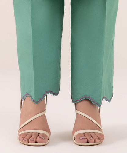 Sapphire | Intermix 2024 | Cambric Suit S-46 - Designer Dress with Intricate embroidery and embellishments. Shop elegent wedding dress at Maria Faisal.