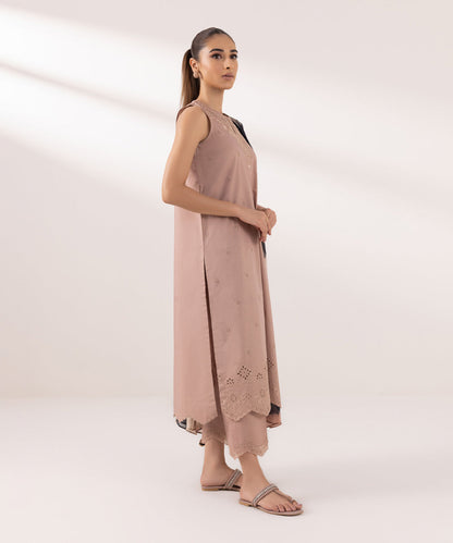 Sapphire | Intermix 2024 | Cambric Suit S-13 - Designer Dress with Intricate embroidery and embellishments. Shop elegent wedding dress at Maria Faisal.