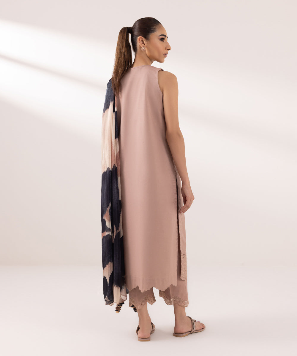 Sapphire | Intermix 2024 | Cambric Suit S-13 - Designer Dress with Intricate embroidery and embellishments. Shop elegent wedding dress at Maria Faisal.