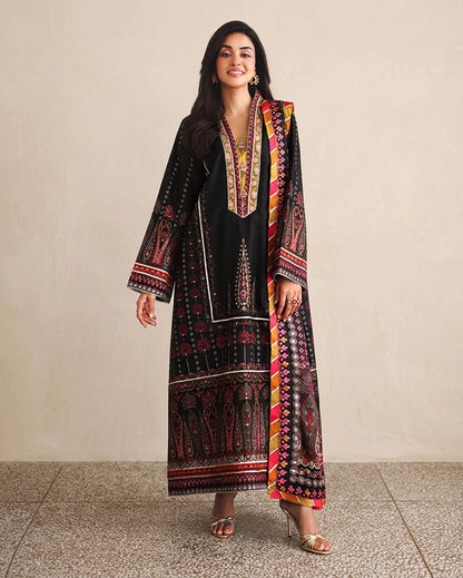 Mushq | Nirvana Anmol Edit | Star off Duty - Luxury Dress - available at Maria Faisal in UK and USA.