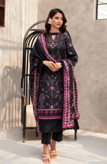 Alzohaib | Digital Printed Cambric | Colors Digital Cambric 3 Piece-CDC-2-25-01 - Ladies Clothes - Maria Faisal
