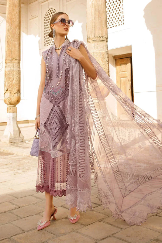 Maria B | Luxury Lawn | D-2301-A - Ladies Clothes - Maria Faisal