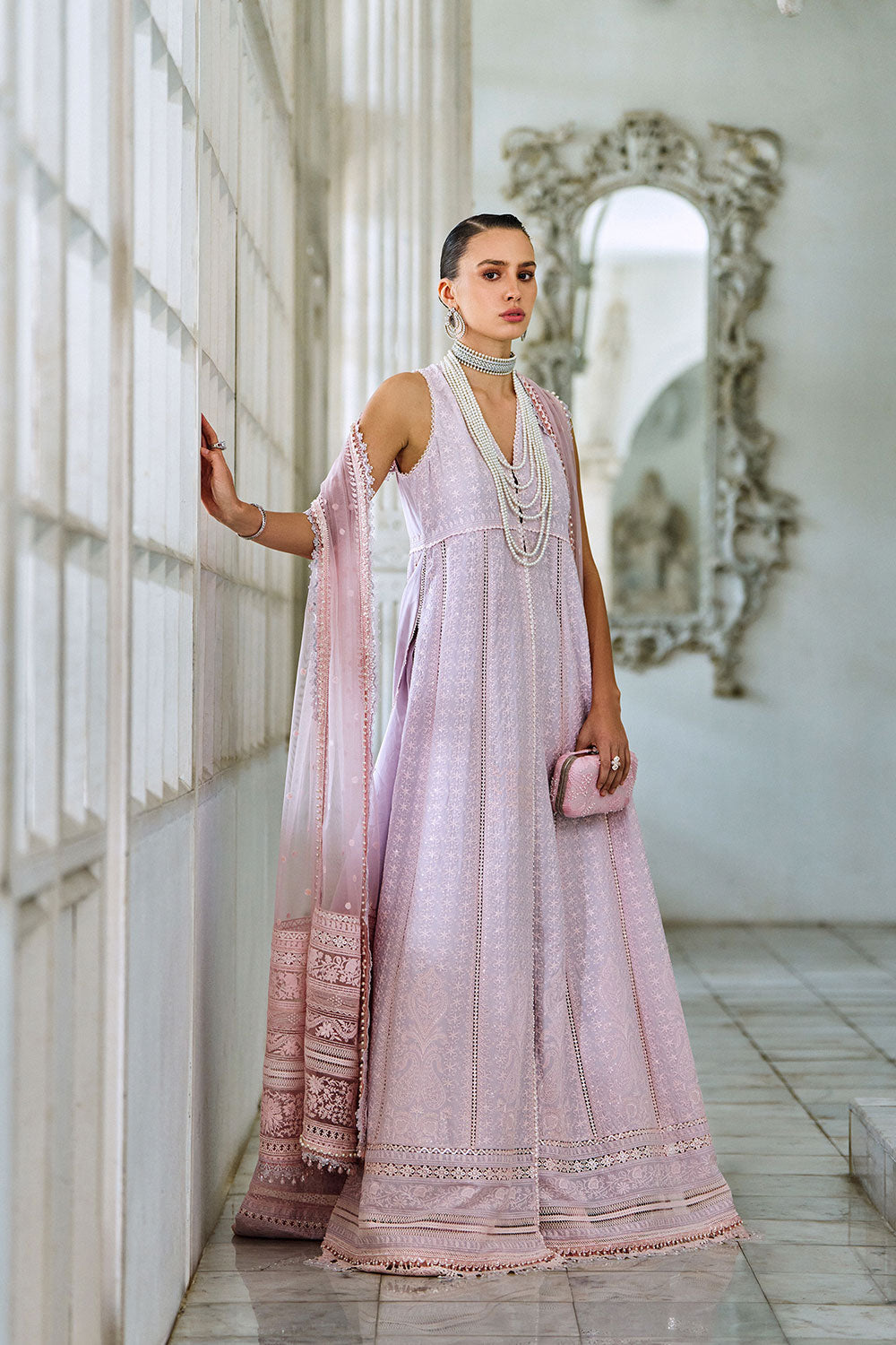 Sobia Nazir | Luxury Lawn Eid 26 | 1B - Luxury Dress - available at Maria Faisal in UK and USA.