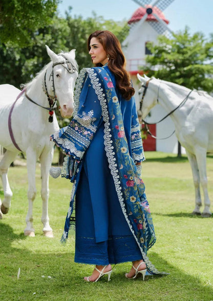 Elaf Premium | Luxury Lawn 25 | ELH-2A ZIVA by Maria Faisal - Registered Vendor of : Elaf Premium - type : Ladies Clothes - 100% original wedding dresses