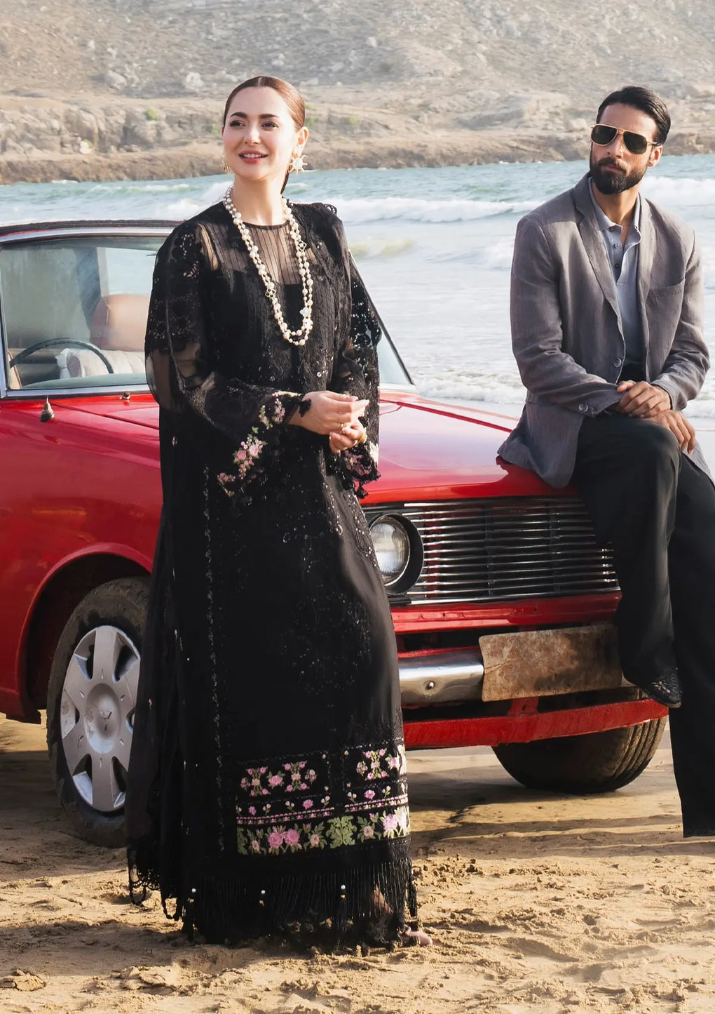 Elaf Premium | Hai Kuch Festive Lawn 24 | EHK-01A Mahnoor - Designer Dress with Intricate embroidery and embellishments. Shop elegent wedding dress at Maria Faisal.
