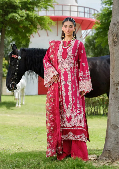 Elaf Premium | Luxury Lawn 25 | ELH-6B JULIET by Maria Faisal - Registered Vendor of : Elaf Premium - type : Ladies Clothes - 100% original wedding dresses