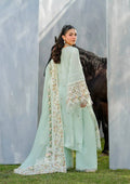 Elaf Premium | Luxury Lawn 25 | ELH-4B FROSTEL by Maria Faisal - Registered Vendor of : Elaf Premium - type : Ladies Clothes - 100% original wedding dresses