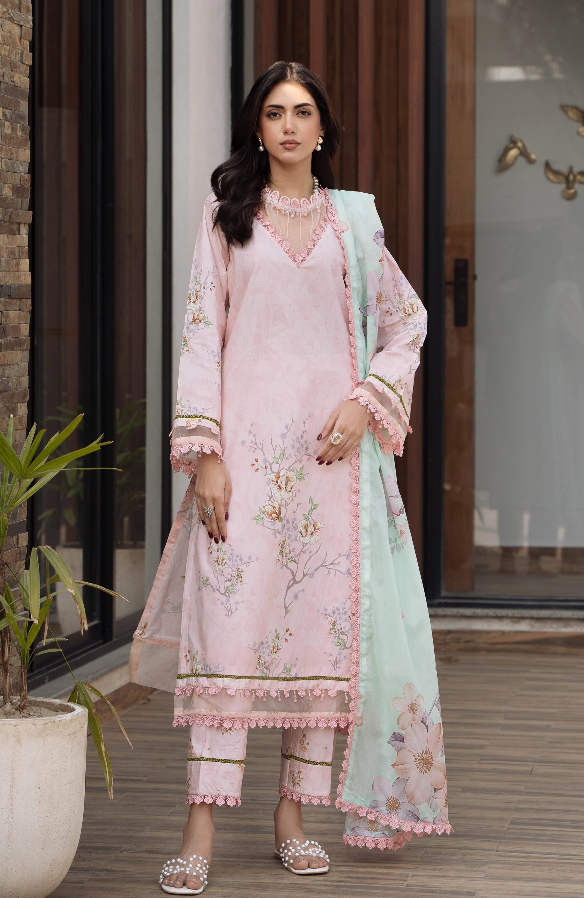 Alzohaib | Premium Prints 25 | AZP-25-10 by Maria Faisal - Registered Vendor of : Al Zohaib - type : Ladies Clothes - 100% original wedding dresses