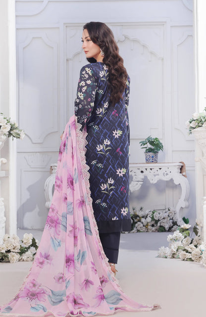 Al Zohaib | Applique Kari Cutwork Edit 25 | ACE-25-10 by Maria Faisal - Registered Vendor of : Alzohaib - type : Ladies Clothes - 100% original wedding dresses