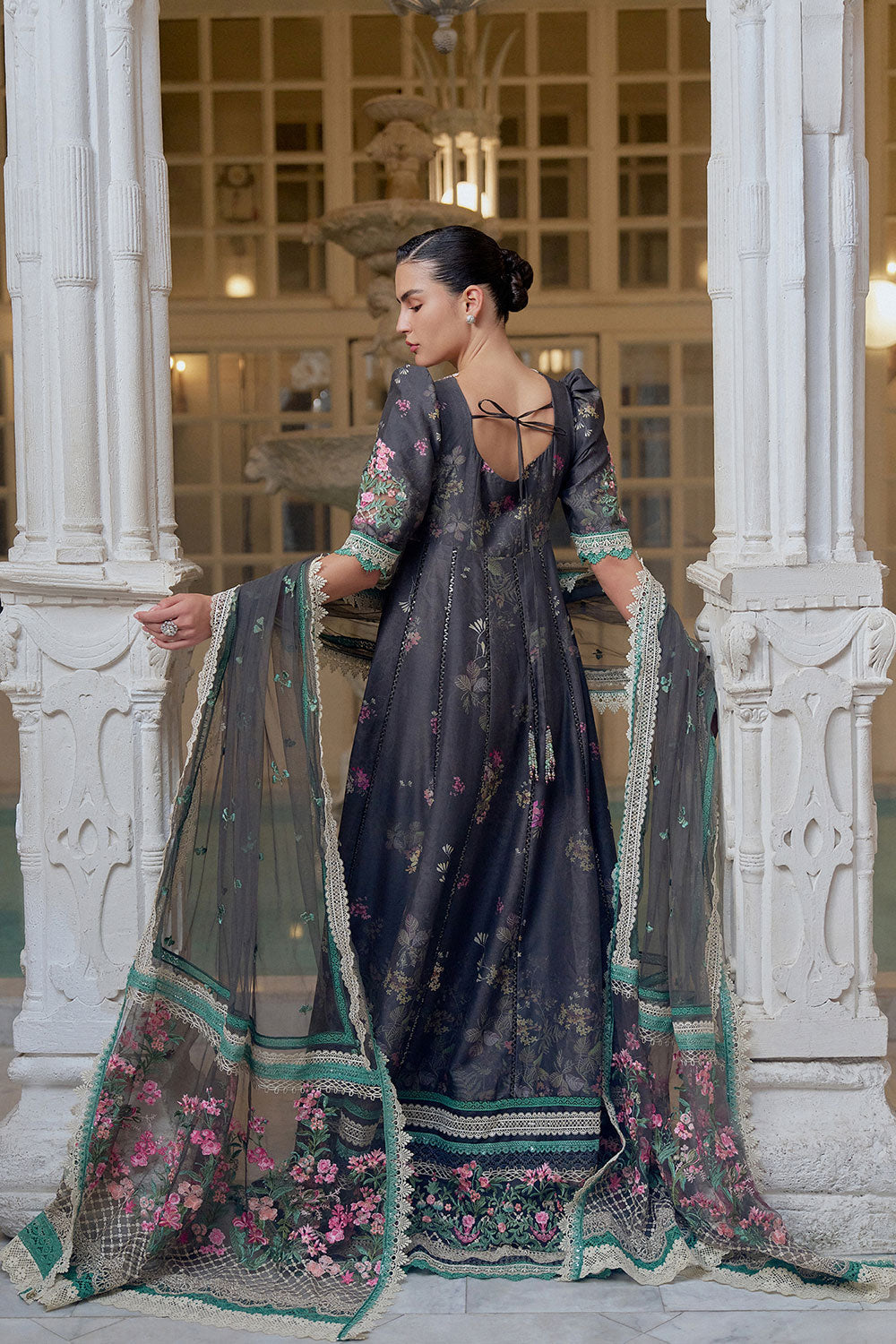 Sobia Nazir | Luxury Lawn Eid 26 | 10A - Luxury Dress - available at Maria Faisal in UK and USA.