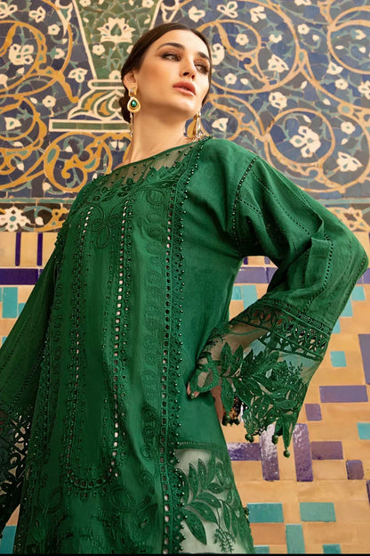 Maria B | Luxury Lawn | D-2310-B - Ladies Clothes - Maria Faisal