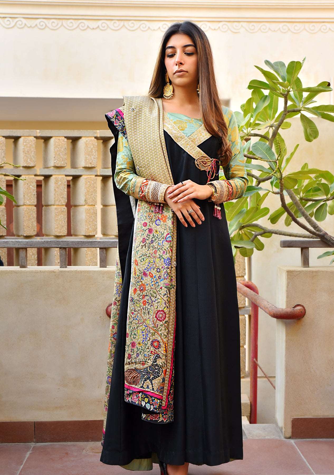 Layla Chatoor | Pret A Porter | LC-04 - Luxury Dress - available at Maria Faisal in UK and USA.