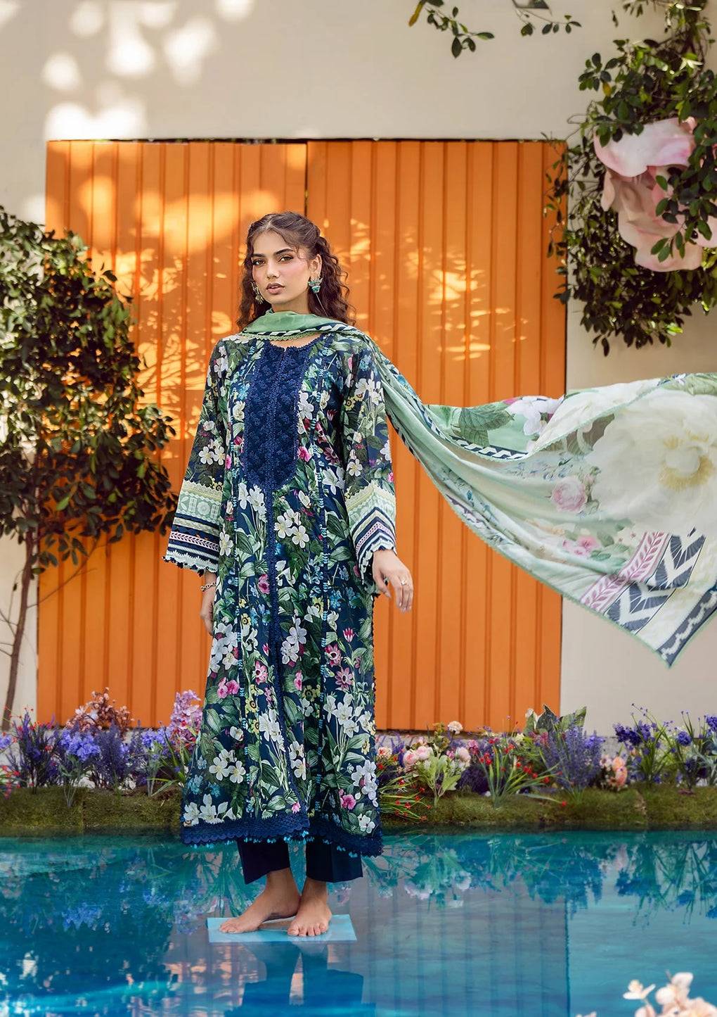Elaf Premium | Prints 25 | EPS-1A MEADOW MUSE by Maria Faisal - Registered Vendor of : Elaf Premium - type : Ladies Clothes - 100% original wedding dresses