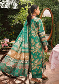 Elaf Premium | Printed Collection 24 | EEP-04B - Chic Teal - Waniyas