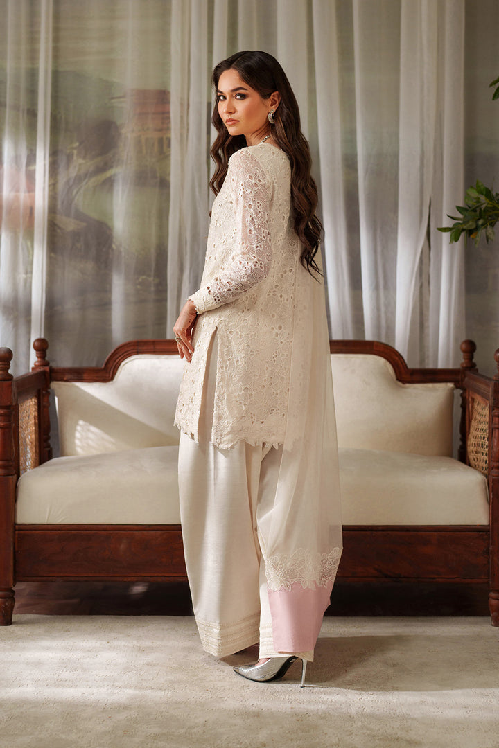 Iznik | Chinon Chiffon | UE-532 - Dress - available at Maria Faisal in UK and USA.
