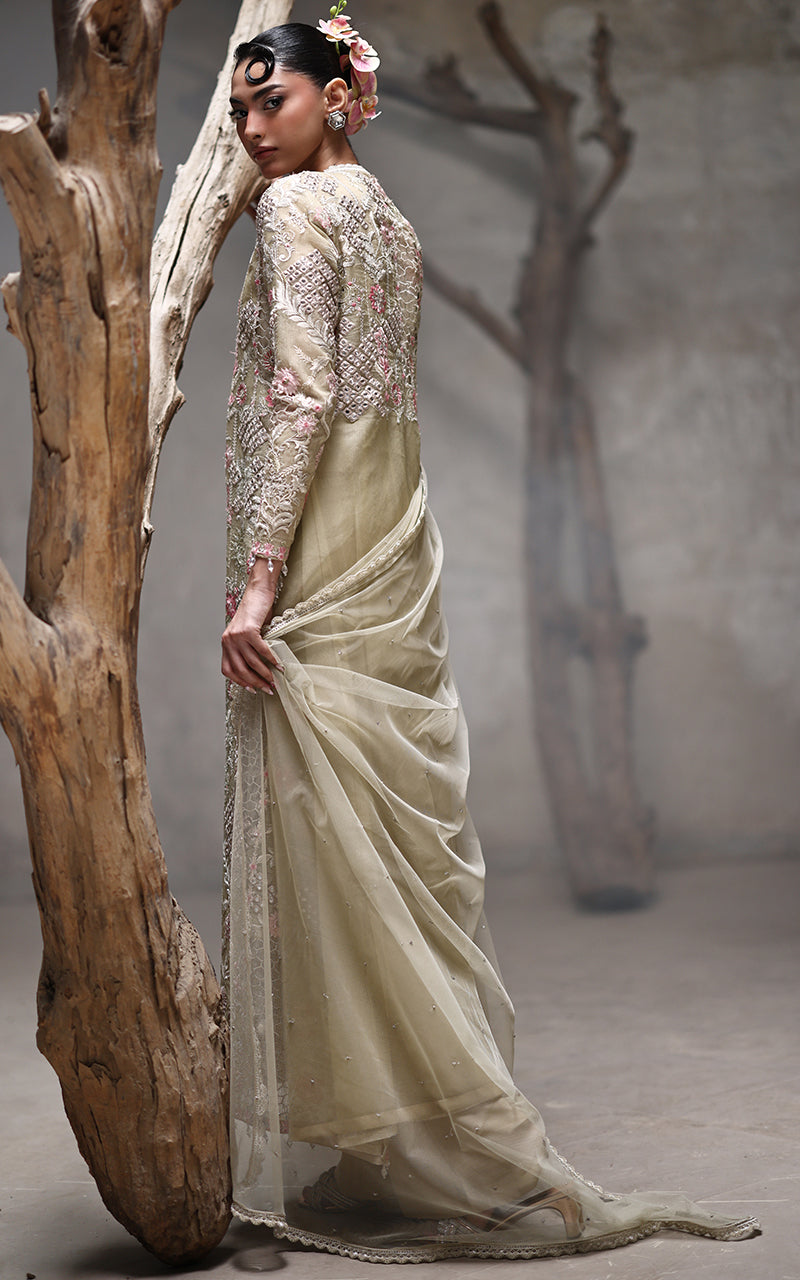 Threads and Motifs | Formal Dresses 25 | Organza Embroidered Jacket